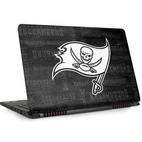 NFL Tampa Bay Buccaneers Black & White Dell Inspiron Skin